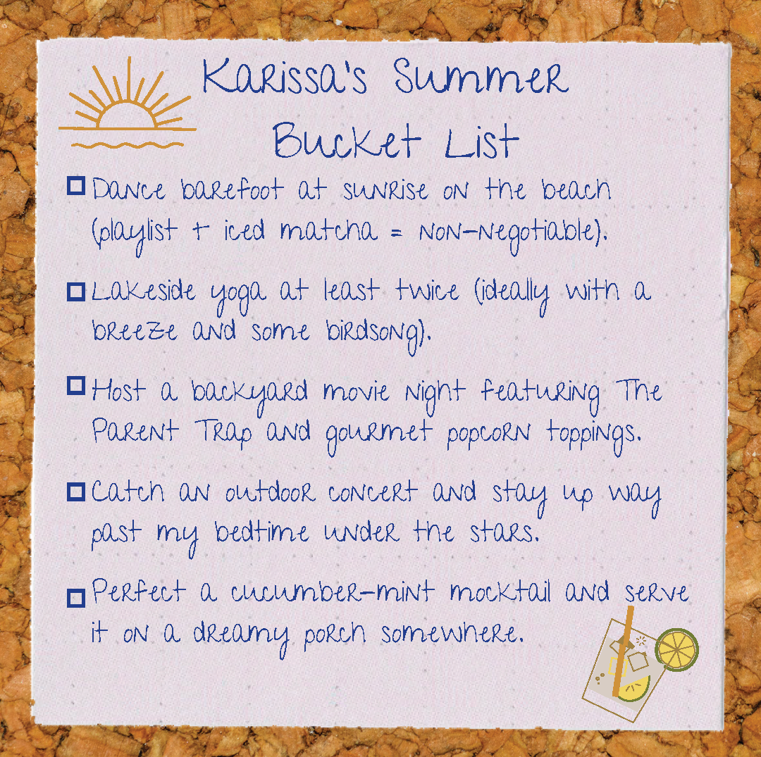 Karissa’s Summer Bucket List