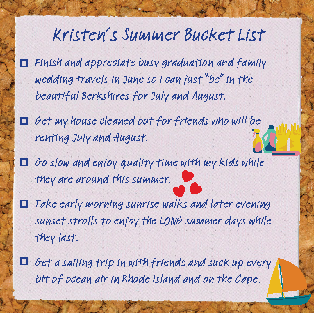 Kristen’s Summer Bucket List