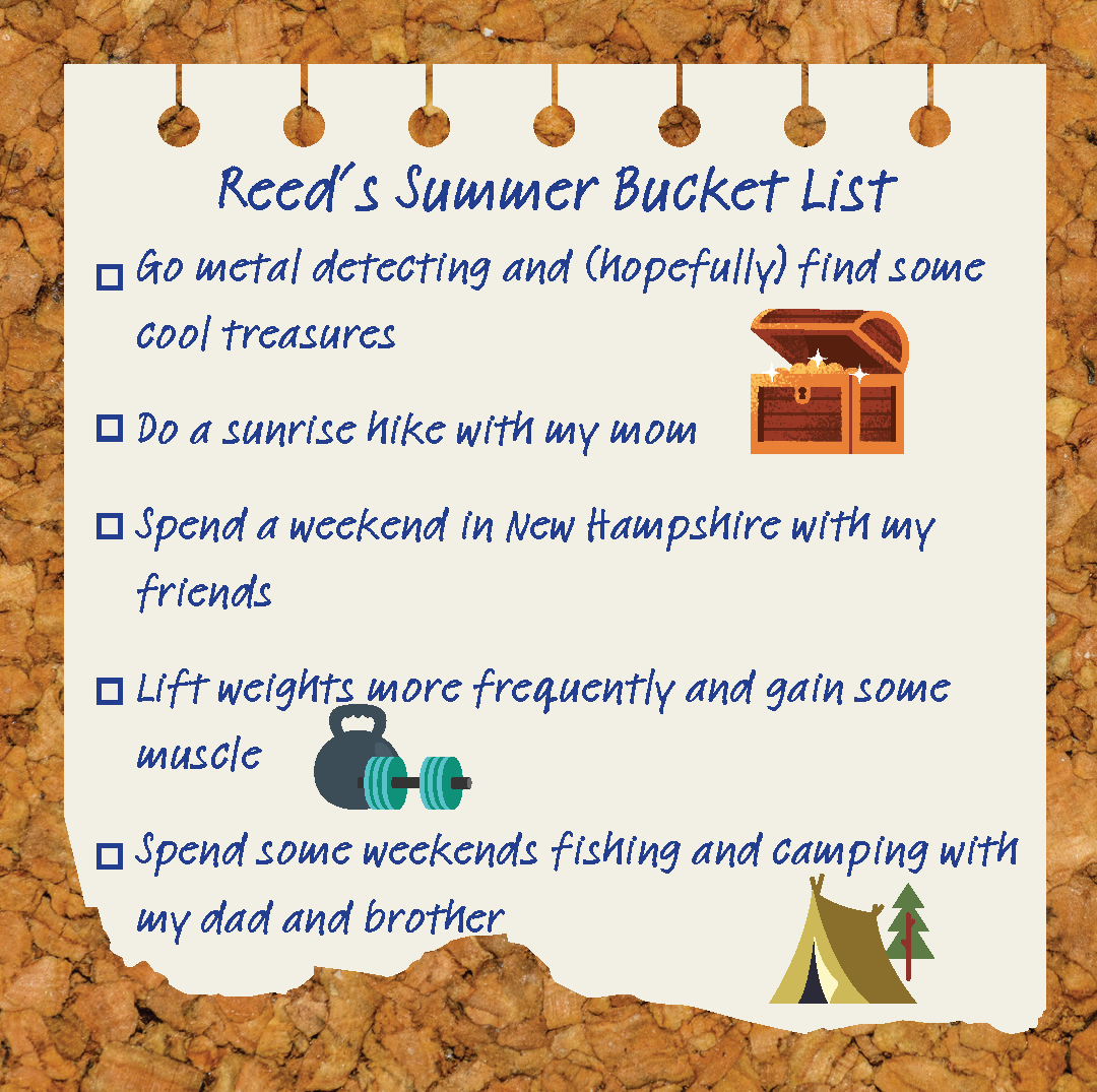 Reed’s Summer Bucket List