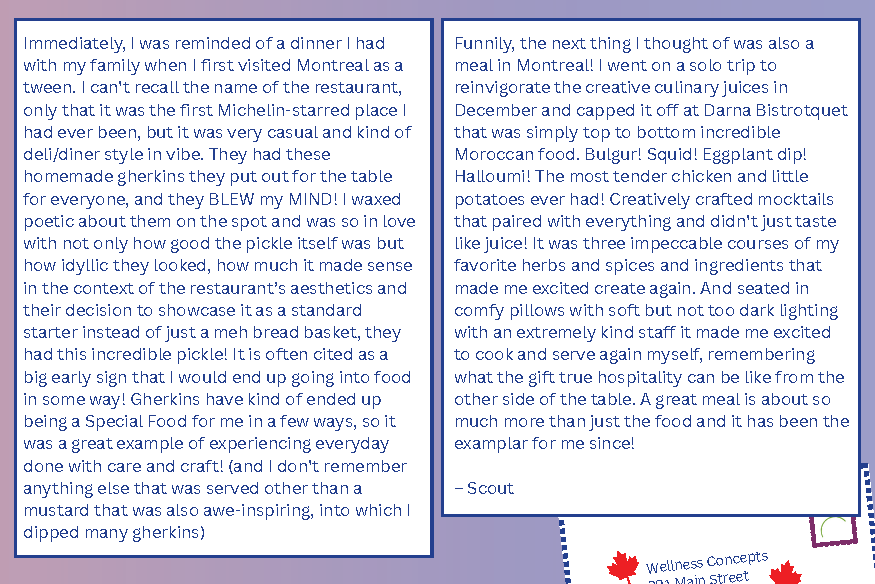 Scout's letter from Toronto